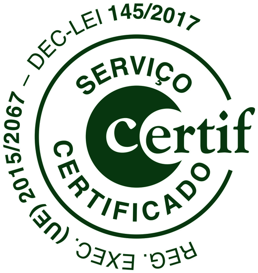 Certif — Serviço certificado (Dec.-Lei 145/2017)